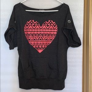 Short-Sleeved Sweater Top